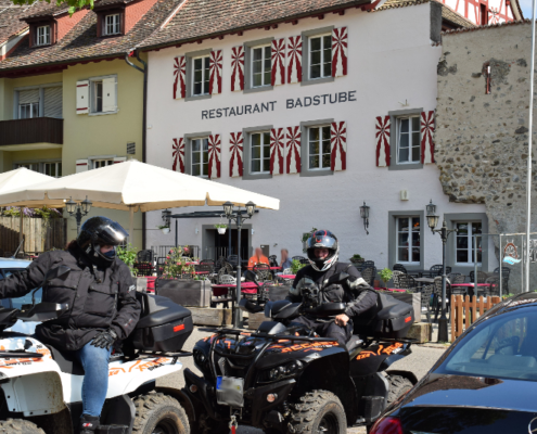 Fotografie Red Knights Germany 1 Visit CH 1 Ausfahrt Deutsche Quadfahrer in der Schweiz